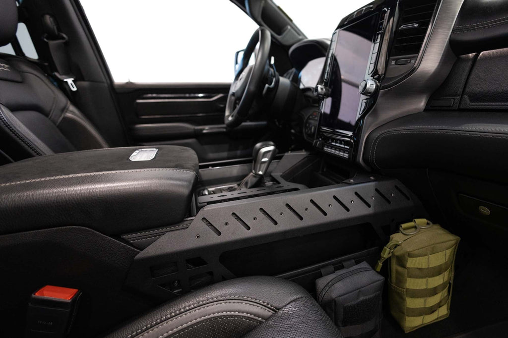 2021-2025 RAM 1500 TRX & RHO Center Console Molle Panels, Digital Device Bridge Addictive Desert Designs