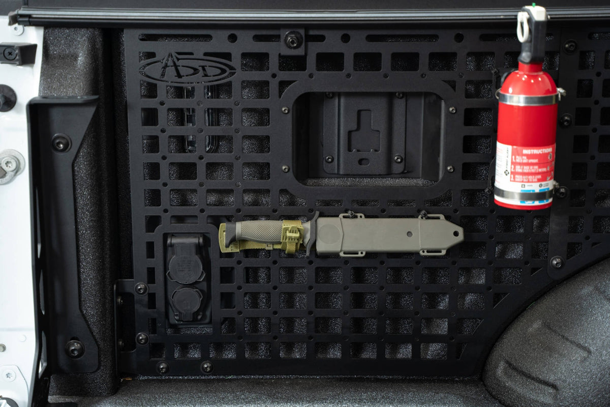 2023+ Ford Super Duty F-250 F-350 81.6 Inch Bed Bed Side Molle Panels Addictive Desert Designs