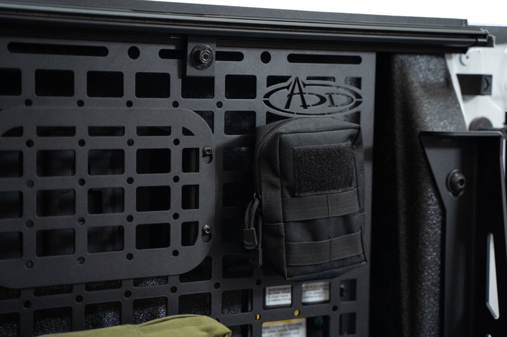 2023+ Ford Super Duty F-250 F-350 81.6 Inch Bed Bed Side Molle Passenger Side In Hammer Black Addictive Desert Designs