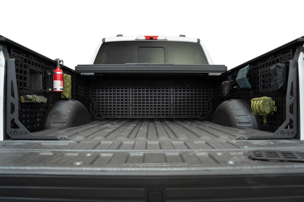 2023+ Ford Super Duty F-250 F-350 81.6 Inch Bed Bed Side Molle Passenger Side In Hammer Black Addictive Desert Designs