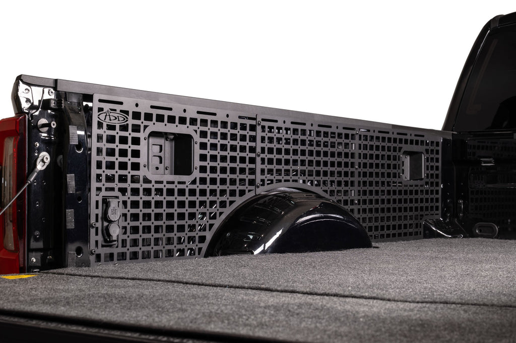 2023-2026 Ford Super Duty F-250/350/450 Long Bed Side Molle Panels - DRIVER Addictive Desert Designs