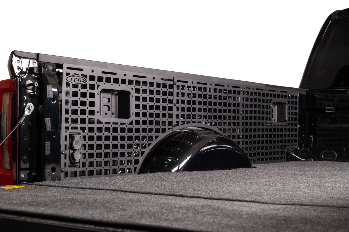 2023-2026 Ford Super Duty F-250/350/450 Long Bed Side Molle Panels - DRIVER Addictive Desert Designs