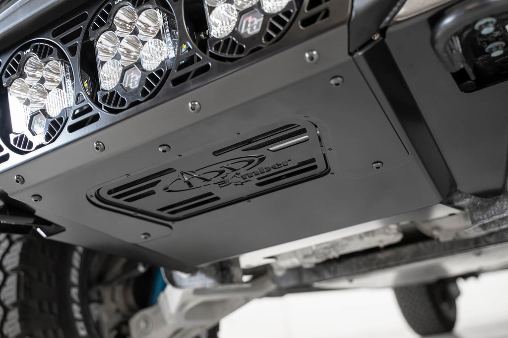 2017-2020 Ford Raptor Bomber Front Bumper Mounts for 3 Baja Designs LP6 Round Lights Addictive Desert Designs