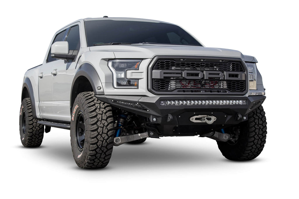 2017-2020 Ford F-150 Raptor Stealth Fighter Front Bumper With Winch Mount Addictive Desert Designs