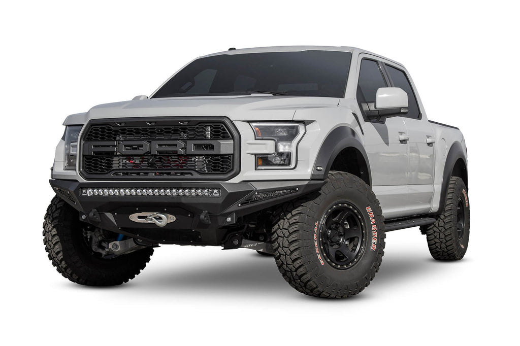 2017-2020 Ford F-150 Raptor Stealth Fighter Front Bumper With Winch Mount Addictive Desert Designs