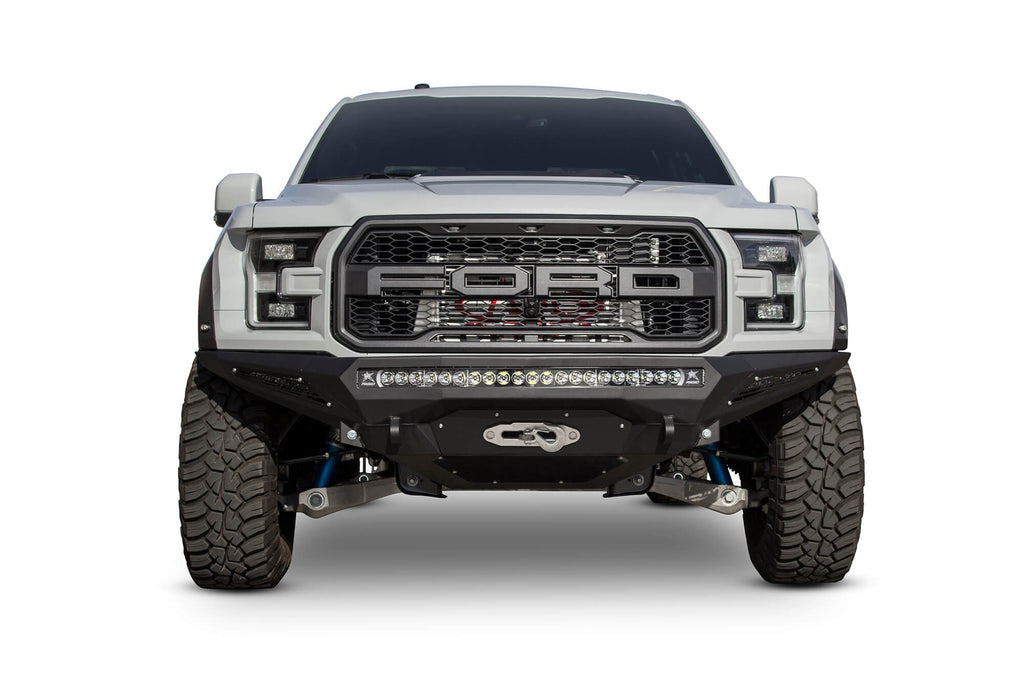 2017-2020 Ford F-150 Raptor Stealth Fighter Front Bumper With Winch Mount Addictive Desert Designs