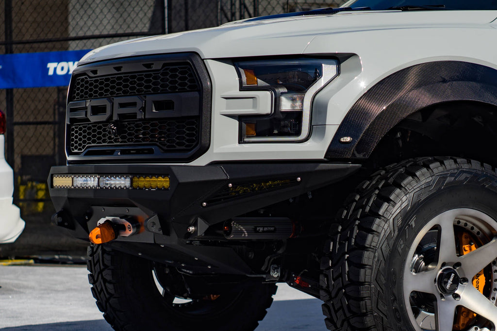 2017-2020 Ford F-150 Raptor Stealth Fighter Front Bumper With Winch Mount Addictive Desert Designs