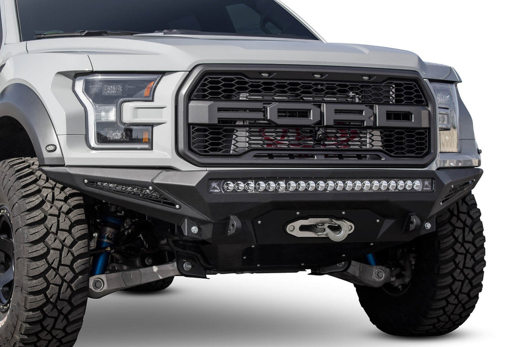 2017-2020 Ford F-150 Raptor Stealth Fighter Front Bumper With Winch Mount Addictive Desert Designs