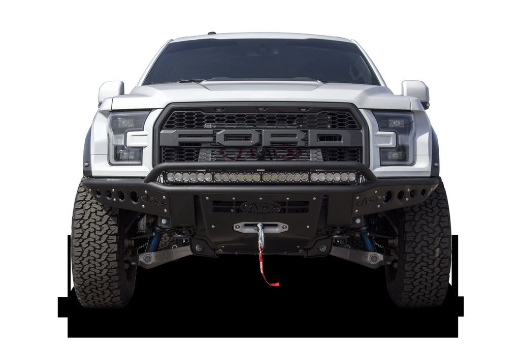 2017-2020 Ford F-150 Raptor Stealth R Front Bumper With Winch Mount Addictive Desert Designs