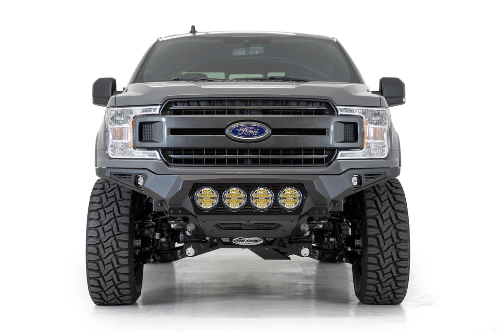 2018-2020 Ford F-150 Bomber Front Bumper Mounts for 4 rigid 360 6 Inch Round Lights Addictive Desert Designs