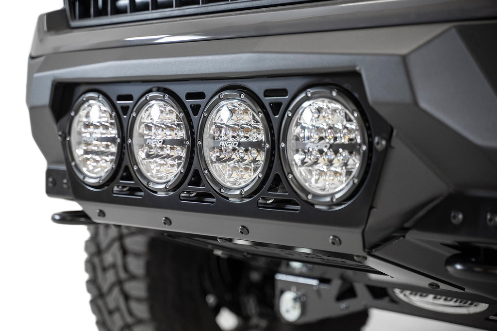 2018-2020 Ford F-150 Bomber Front Bumper Mounts for 4 rigid 360 6 Inch Round Lights Addictive Desert Designs