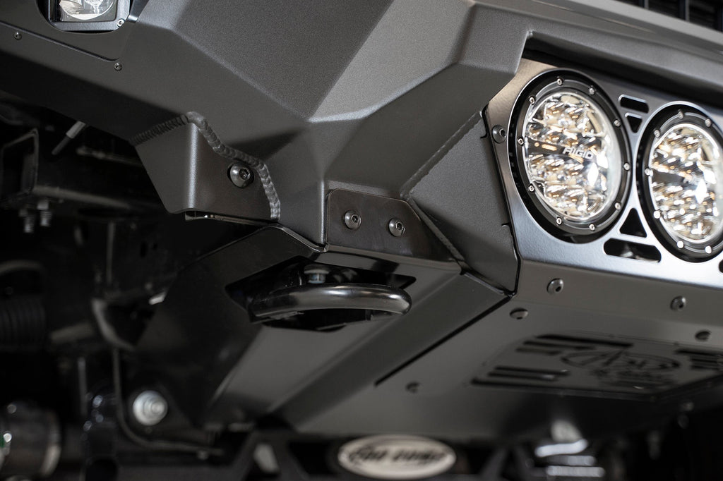 2018-2020 Ford F-150 Bomber Front Bumper Mounts for 4 rigid 360 6 Inch Round Lights Addictive Desert Designs
