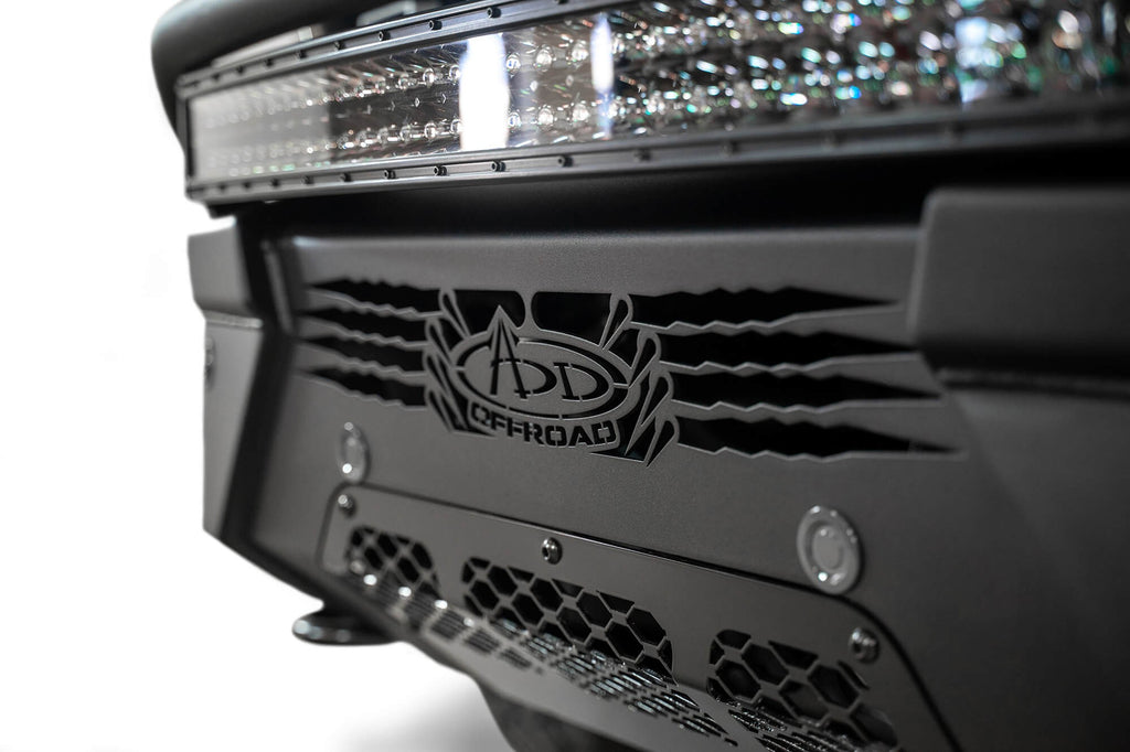 2021-2025 Ford F-150 HoneyBadger Front Bumper With Top Hoop Addictive Desert Designs