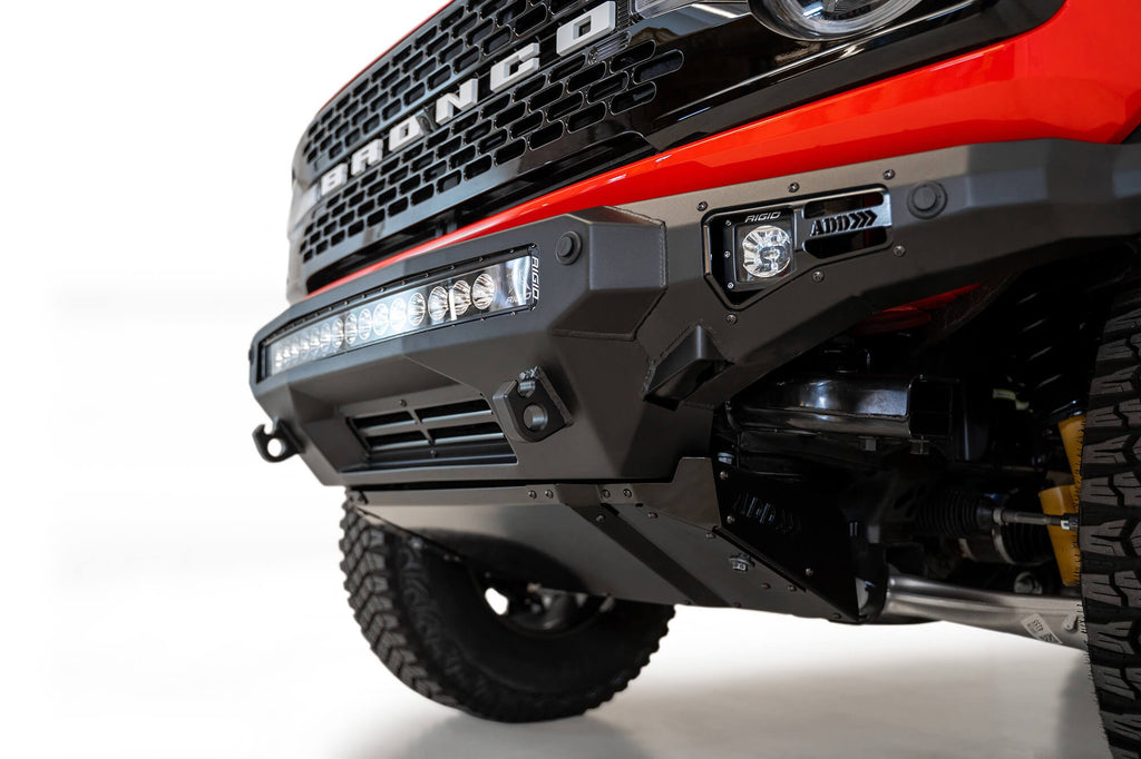 2021+ Ford Bronco Stealth Fighter Front Bumper Addictive Desert Designs