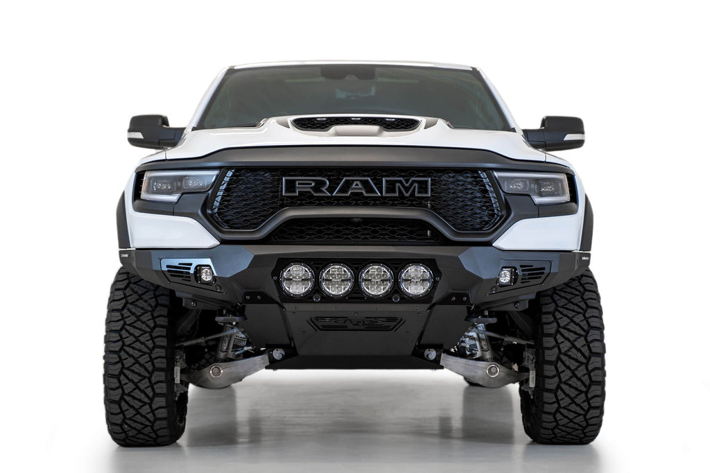 2021-2024 RAM 1500 TRX Bomber Front Bumper Mounts for 4 rigid 360 6 Inch round lights Addictive Desert Designs