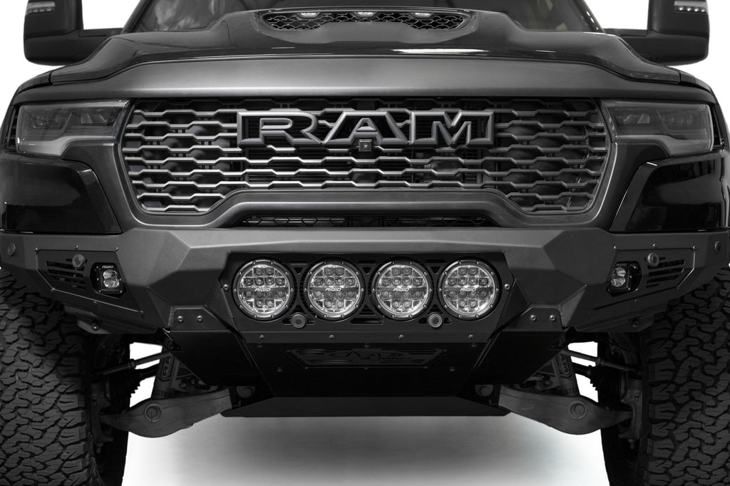 2025 Ram RHO Bomber Front Bumper (RIGID) Addictive Desert Designs