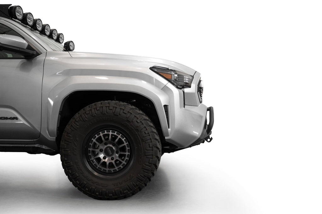 2024-2025 Toyota Tacoma Stealth Center Mount Winch Front Bumper With Top Hoop Addictive Desert Designs