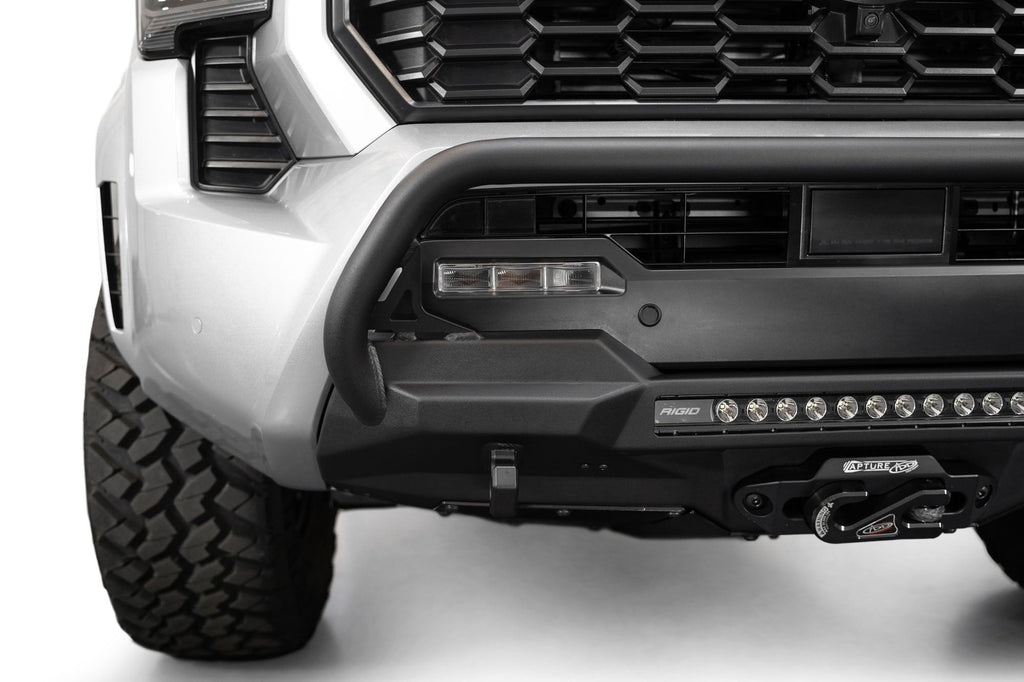 2024-2025 Toyota Tacoma Stealth Center Mount Winch Front Bumper With Top Hoop Addictive Desert Designs