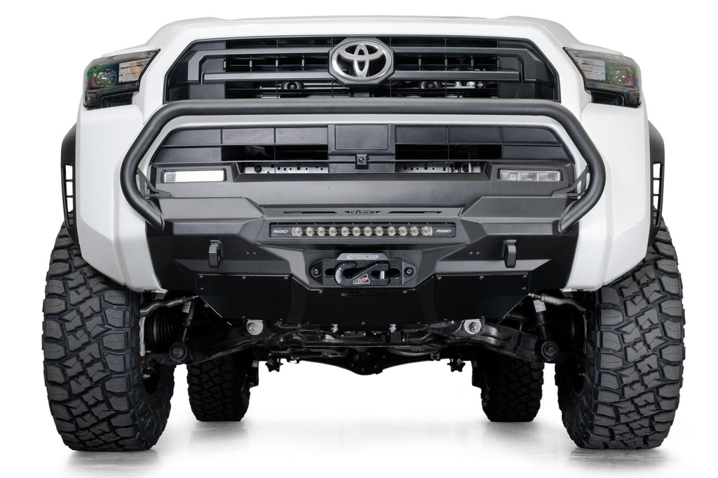 2025 Toyota 4Runner Stealth Center Mount Front Bumper with Top Hoop Addictive Desert Designs