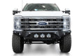 2023-2025 Ford Super Duty F-250 F-350 Bomber Front Bumper Recessed Mounts for 3 Baja Designs LP6 Lights in Center Addictive Desert Designs