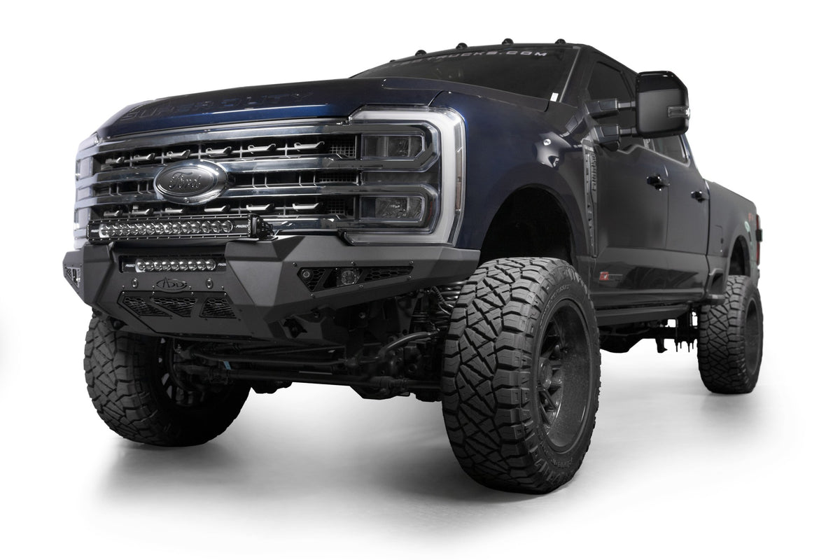2023-2025 Ford Super Duty HoneyBadger Front Bumper w/ Top Hoop Addictive Desert Designs