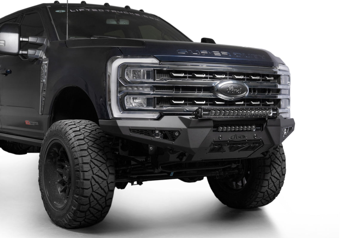 2023-2025 Ford Super Duty HoneyBadger Front Bumper w/ Top Hoop Addictive Desert Designs