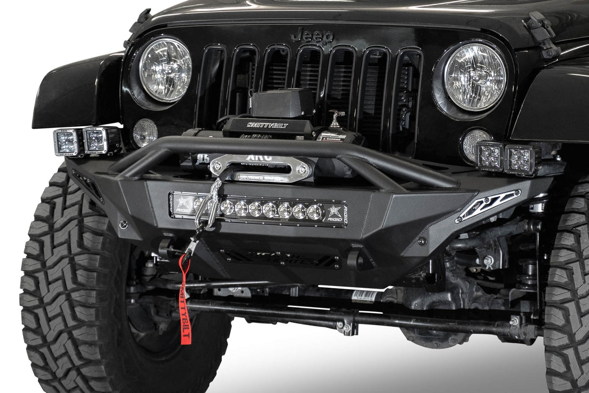 2007-2018 Jeep Wrangler JK Stealth Fighter Front Bumper Addictive Desert Designs