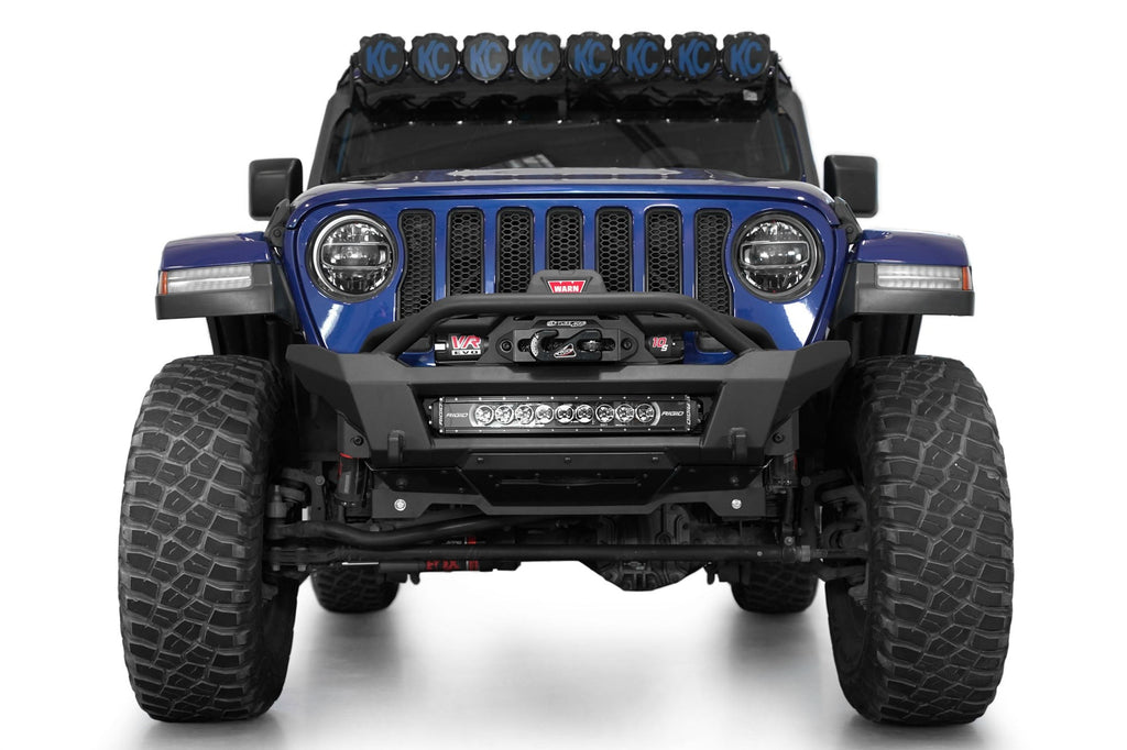 2018-2025 Jeep JL JLU JT Wrangler, Gladiator Phantom Stubby Front Bumper Addictive Desert Designs