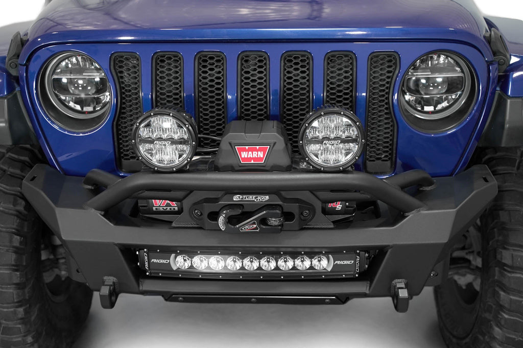 2018-2025 Jeep JL JLU JT Wrangler, Gladiator Phantom Stubby Front Bumper Addictive Desert Designs