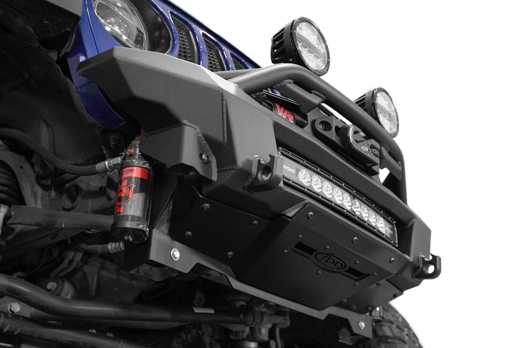 2018-2025 Jeep JL JLU JT Wrangler, Gladiator Phantom Stubby Front Bumper Addictive Desert Designs