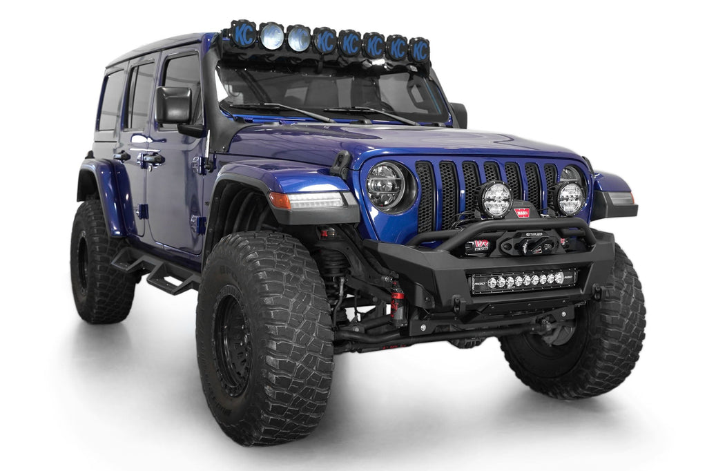 2018-2025 Jeep JL JLU JT Wrangler, Gladiator Phantom Stubby Front Bumper Addictive Desert Designs
