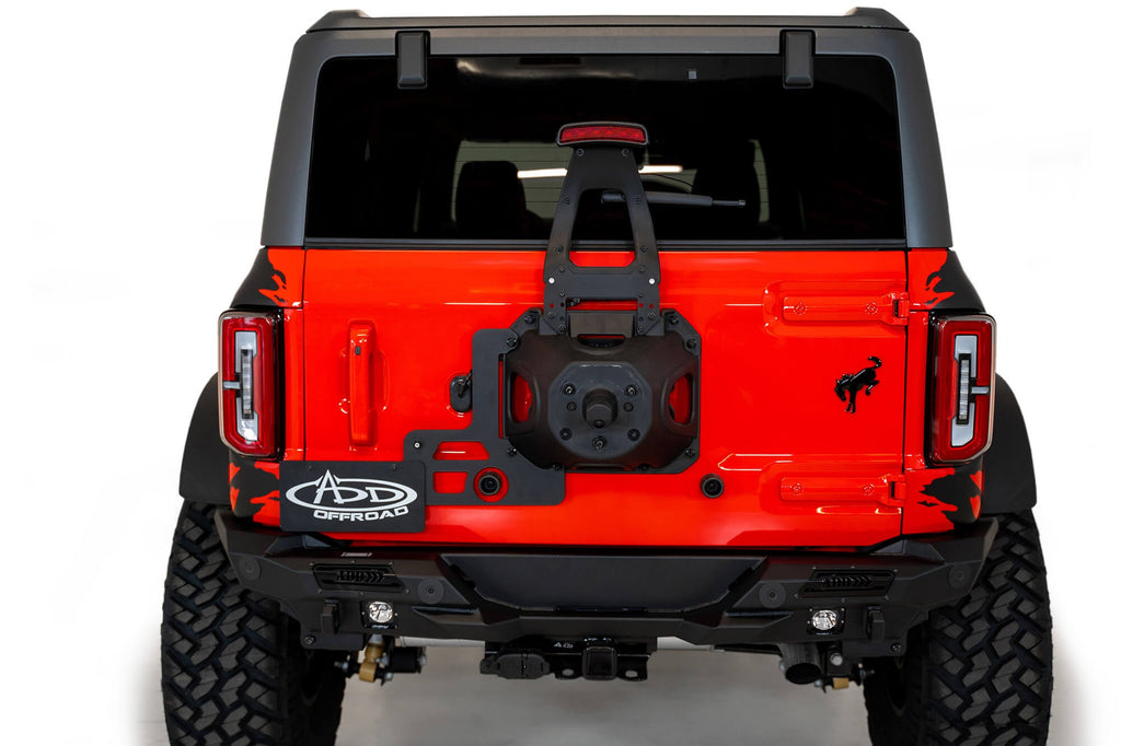2021-2025 Ford Bronco Stealth Fighter Rear Bumper Addictive Desert Designs