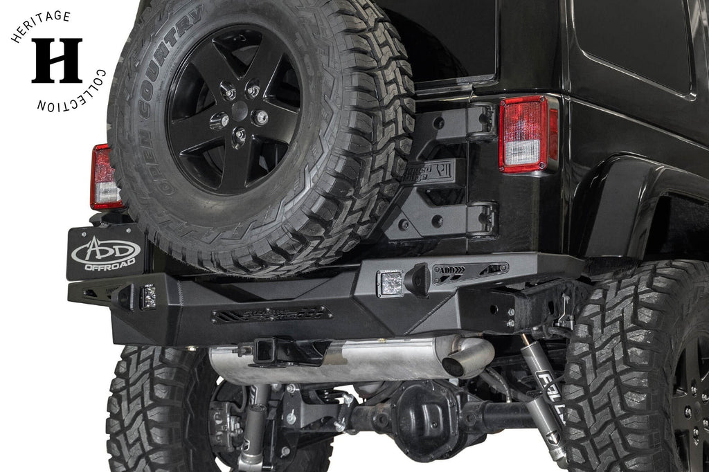 2007-2018 Jeep Wrangler JK Stealth Fighter Rear Bumper Addictive Desert Designs